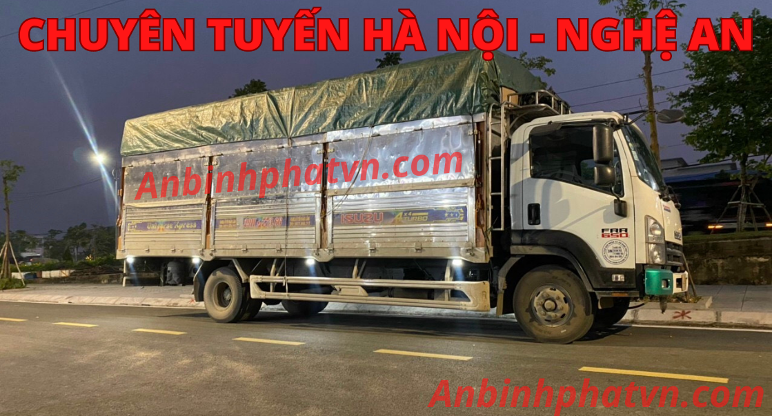 Xe tải gửi hàng ghép hàng Hà Nội đi Nghệ An: Siêu tốc, đúng giờ – An Bình Phát